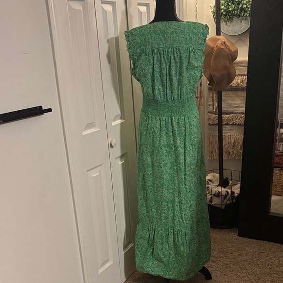 10 Crosby Derek Lam Green Maxi Dress - Picture 2 of 8